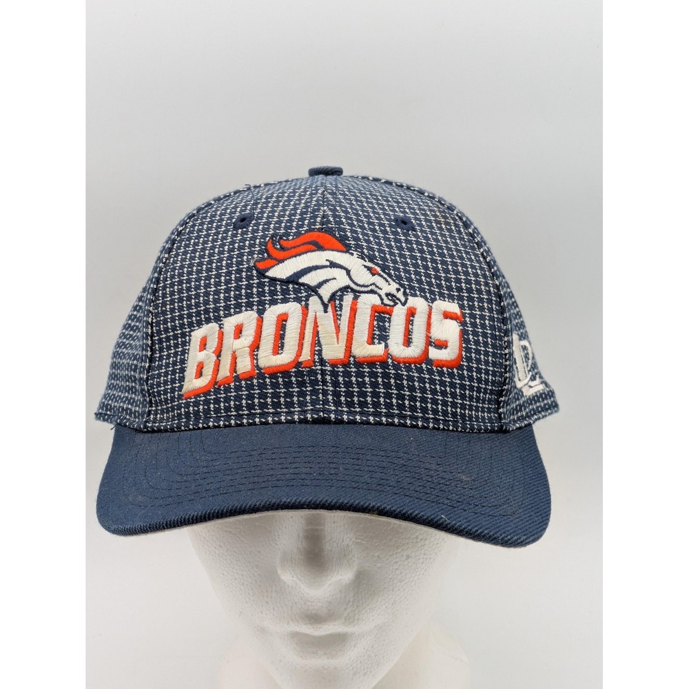 Vintage Denver Broncos Hat Cap Strap Back One Size NFL Football Logo Athletic